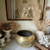 Brass flowerpot 28cm