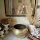 Cache pot en laiton 28cm