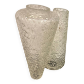 Duo de verres pour appliques lumineuses
