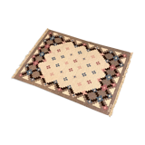 Swedish midcentury carpet Röllakan handwoven 1960