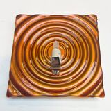 Ceramic wall lamp by Pan International 1980s