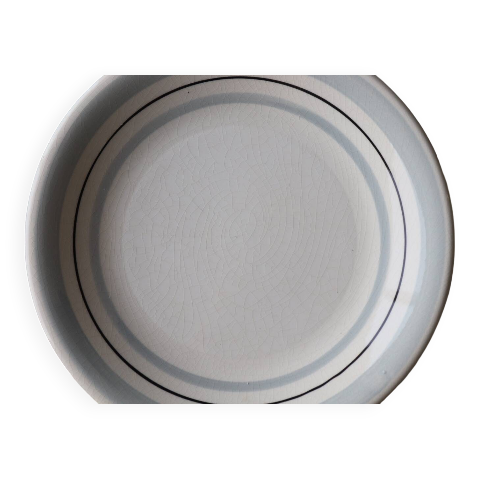 12 flat plates italy ceramic quadrifoglio