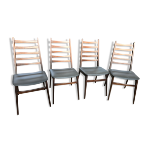 Suite de 4 chaises scandinaves