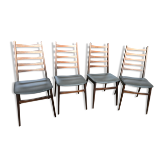 Suite de 4 chaises scandinaves