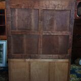 Vintage painted wooden bookcase