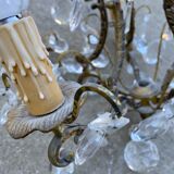 Chandelier cage bronze grapevines