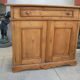 Buffet vitrine pin massif