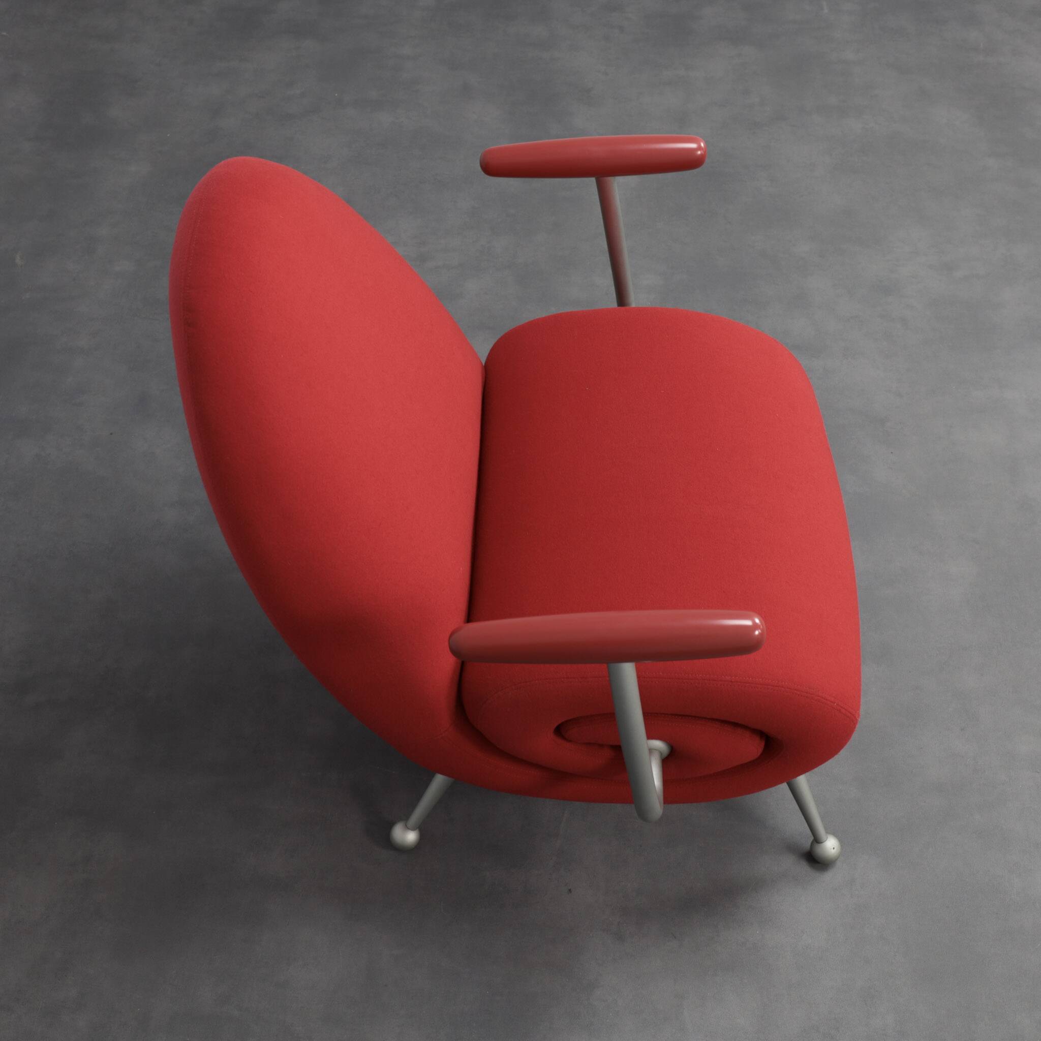 Chiocciola lounge chair by Roberto Semprini for Arredaesse, 1994
