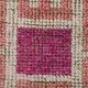 3x10 Pink & Cream Turkish Vintage Runner Rug, 100x317Cm
