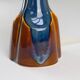Danish Modern Blue and Brown Ceramic Table Lamp by E. Johansen for Søholm, 1960s