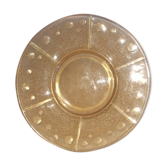 Verlys art deco cup in yellow glass