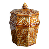 Small pot from the Onnaing faience factory, Art Deco period
