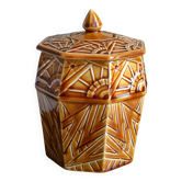 Small pot from the Onnaing faience factory, Art Deco period