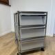 USM Haller light grey wheeled caisson
