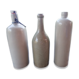 Trio de bouillottes en grès