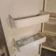 antique metal cabinet two doors