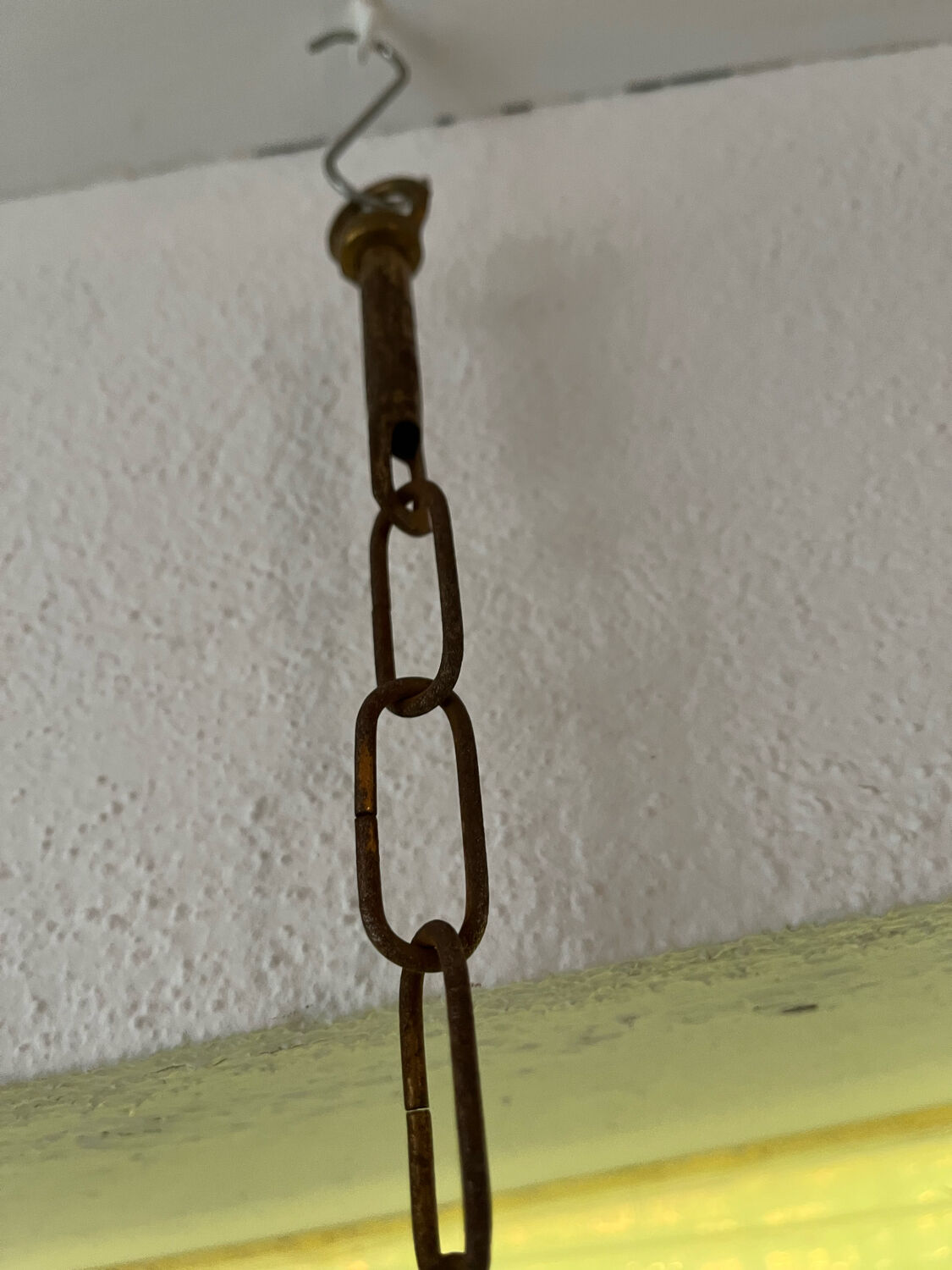 Brass ball chandelier