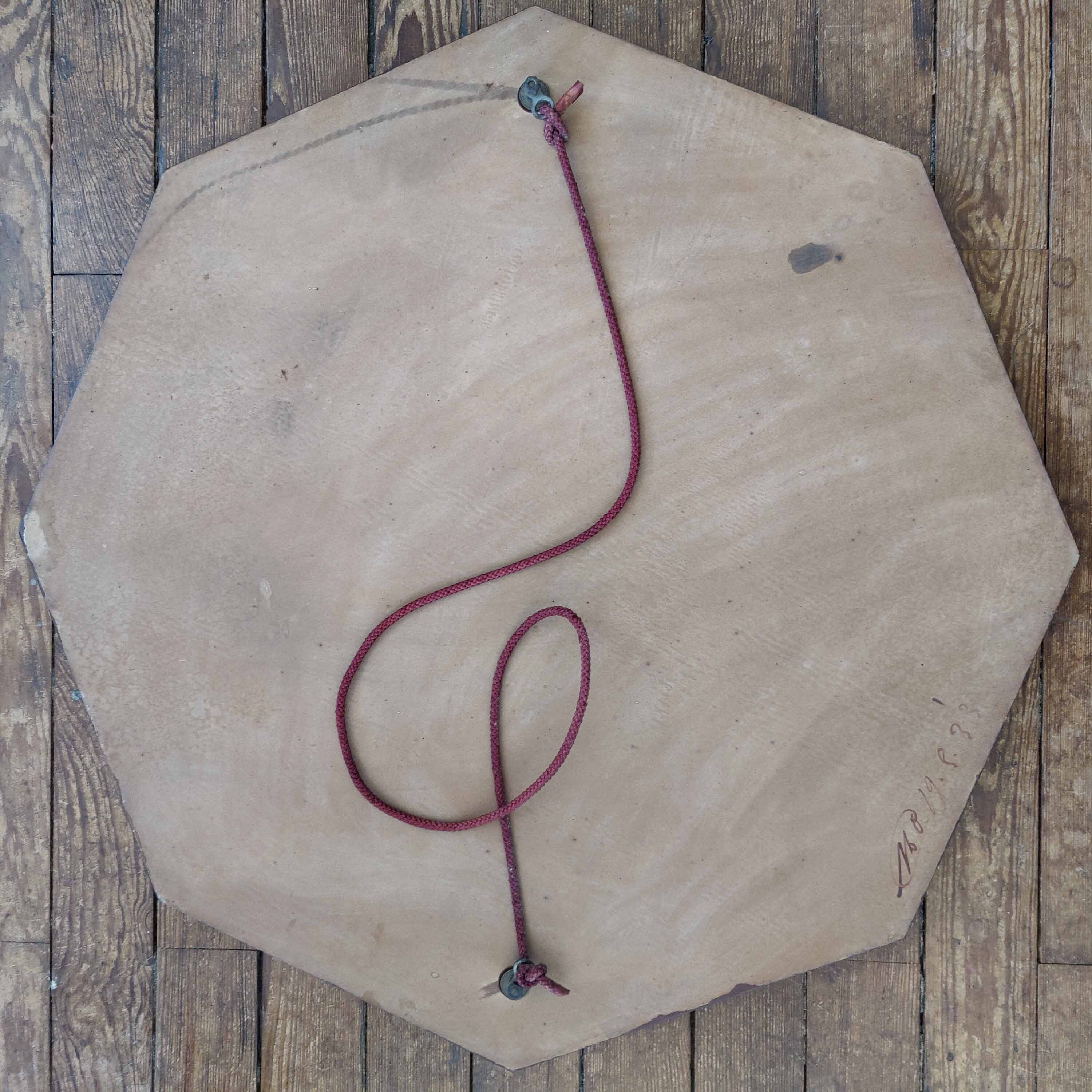 Octagonal mirror beveled Art Deco