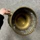Empire style ibex vase in gilded brass circa 1850