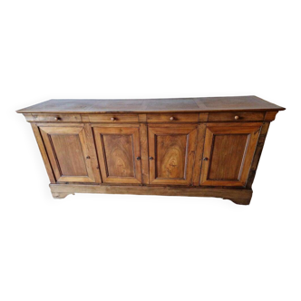 Magnifique enfilade/buffet en bois massif période Louis Philippe