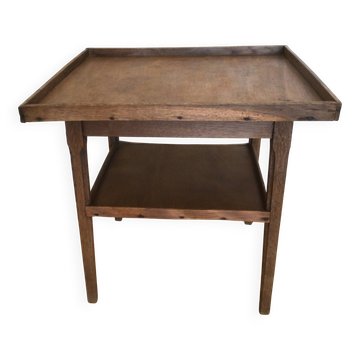 Table basse ancienne 2 plateaux