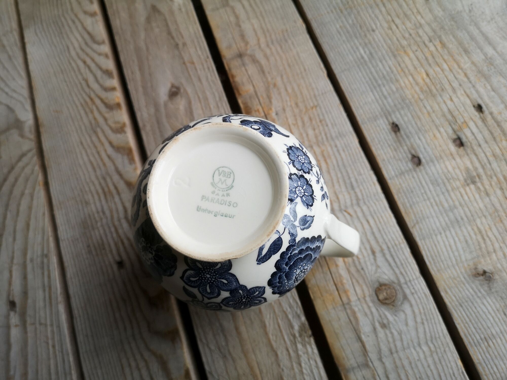 Small Ceramic Pitcher by Villeroy and Boch Collection Paradiso