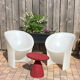 2 chaises moon par moroso, vendues par lot de 2