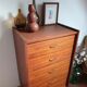 Chiffonier dresser vintage compass feet Scandinavian style
