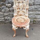 1900 iron cast iron garden chair