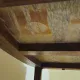 serving table / accent furniture in Louis XVI style – marble top