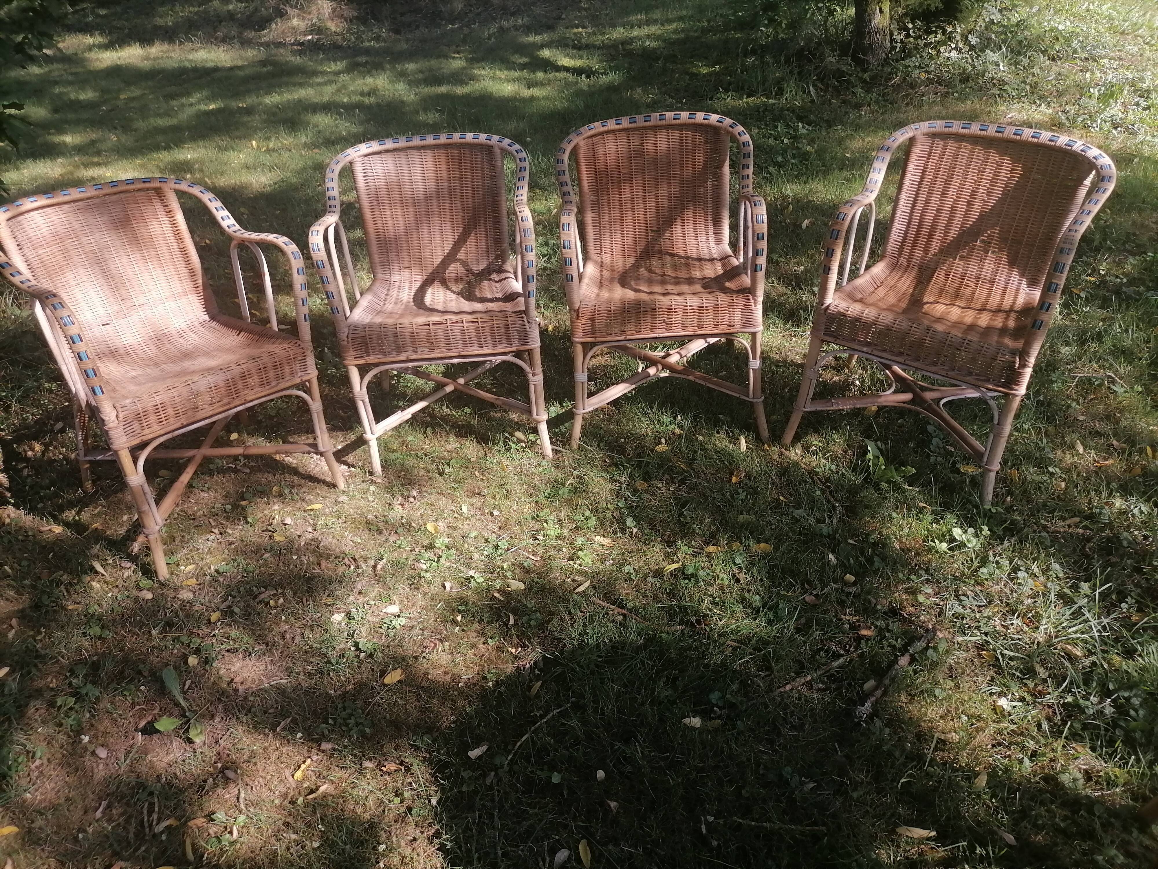 Garden rattan living room