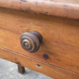 Table de ferme en pin  110 x 61 cm