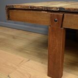 Coffee table signed R. Capron, Les Herbiers Collection, Vallauris – 1960