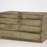 Antique green primitive style chest (circa 1920) #21