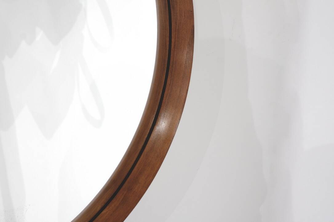 Vintage wooden mirror, Italy, 1960s.