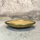 Vintage rattan and brass basket