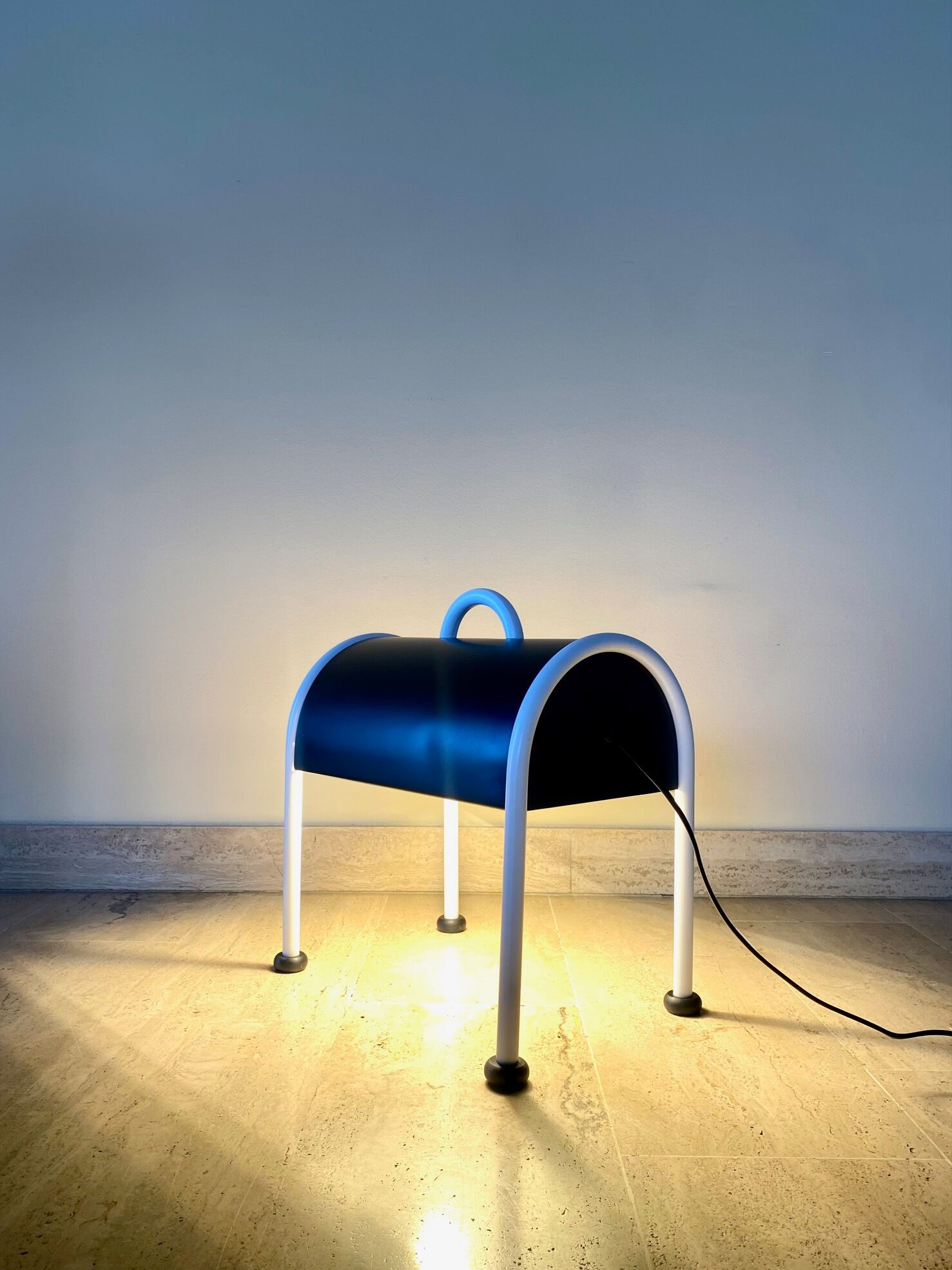 Table lamp model valigia by Ettore Sottsass for Stilnovo, 1977
