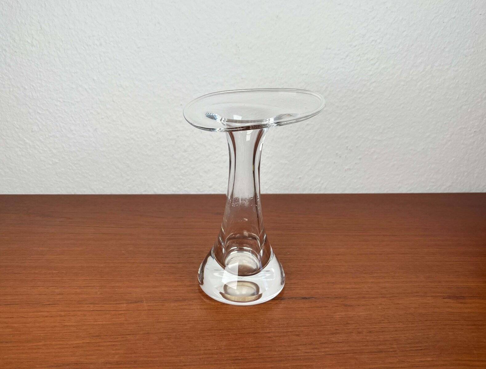 Vintage glass vase from the German Flamingo series by Peill & Putzler, 1970s.