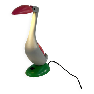 Green / Gray / Red Articulated Toucan Lamp, 1980