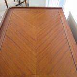 Louis XVI chest of drawers - Bronze - Butterfly wood veneer marquetry - 1930