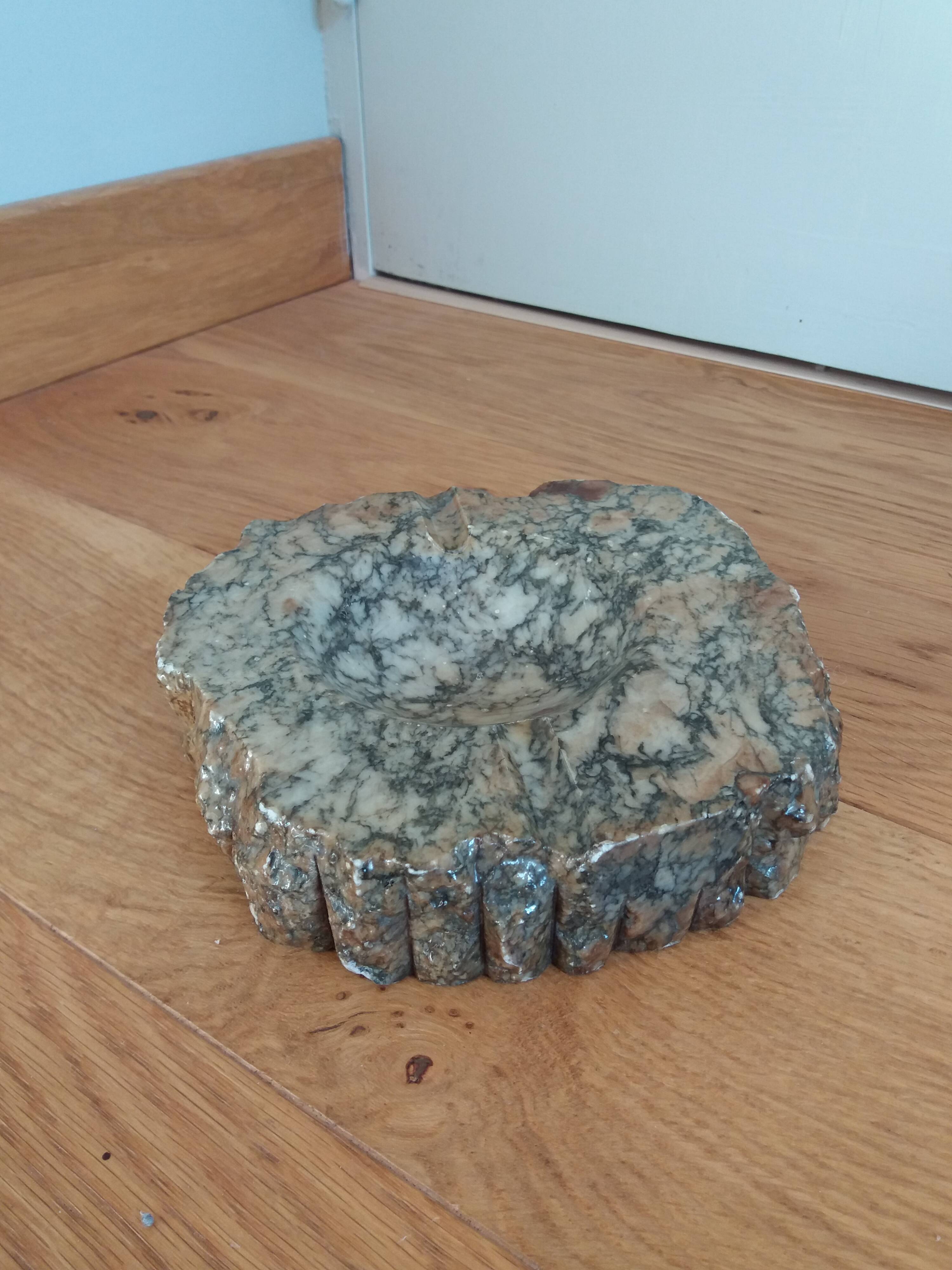 Romano Bianchi alabaster ashtray Italy