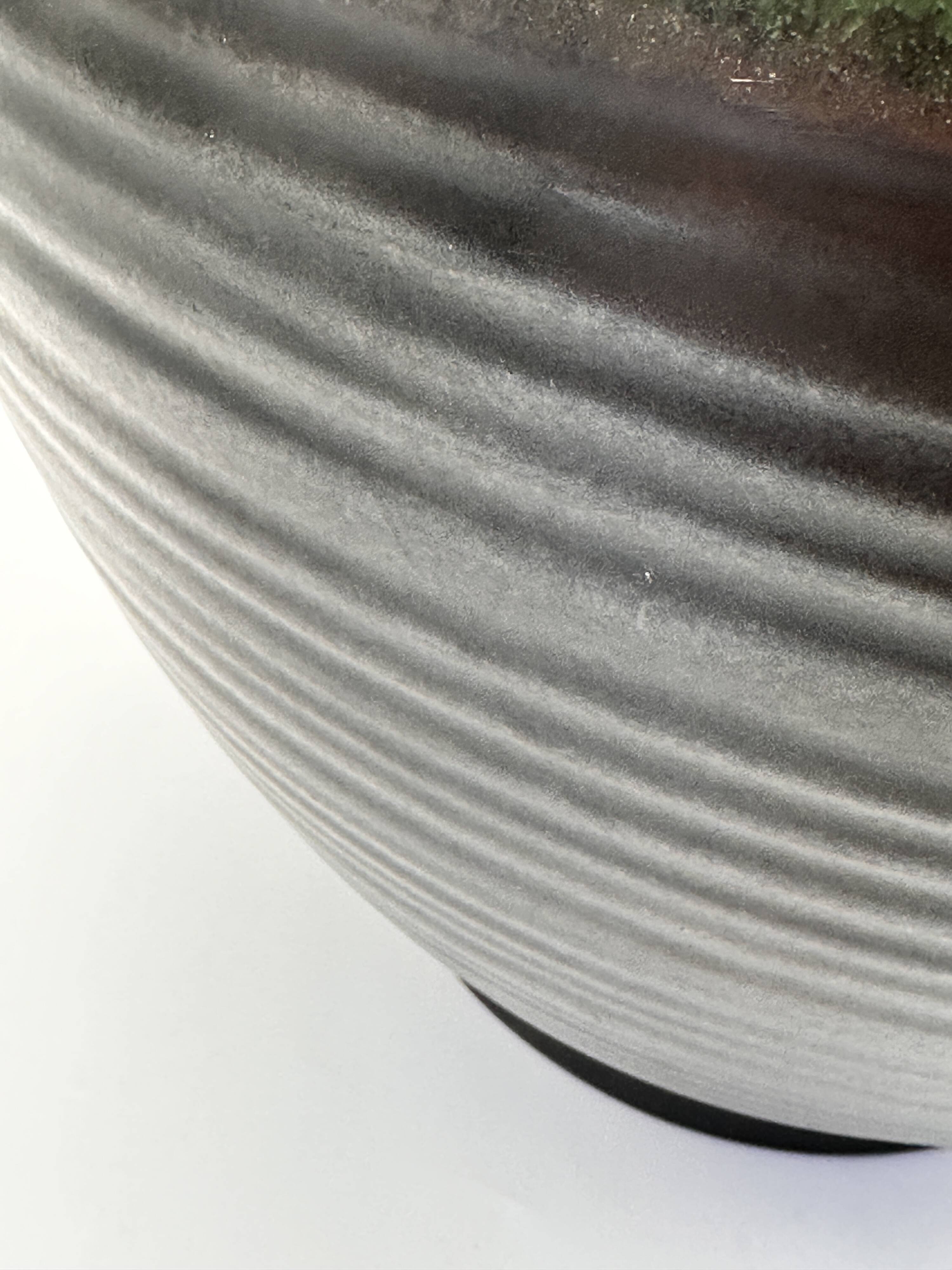 Large Ball-Shaped Ceramic Floor Vase from Karlsruher Majolika, West Germany, 1960s