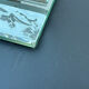 Art Deco engraved tabletop mirror