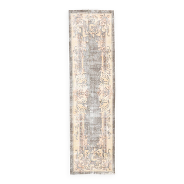 3x10 Oriental Turkish Runner Rug, 84x306Cm