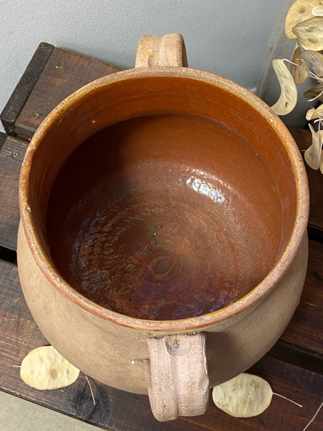 Pot en terre cuite, chaudron  Vallauris