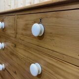 English chest of drawers of the nineteenth century in pitch pin