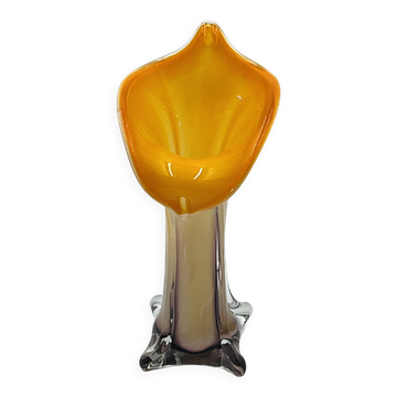 Vase Arum en verre de Murano