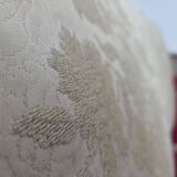 1930s, Danish 3-seater sofa, red furniture velour, furniture mesh.