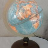 Light earth globe