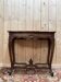 Louis XV console in carved solid walnut, breccia marble top.